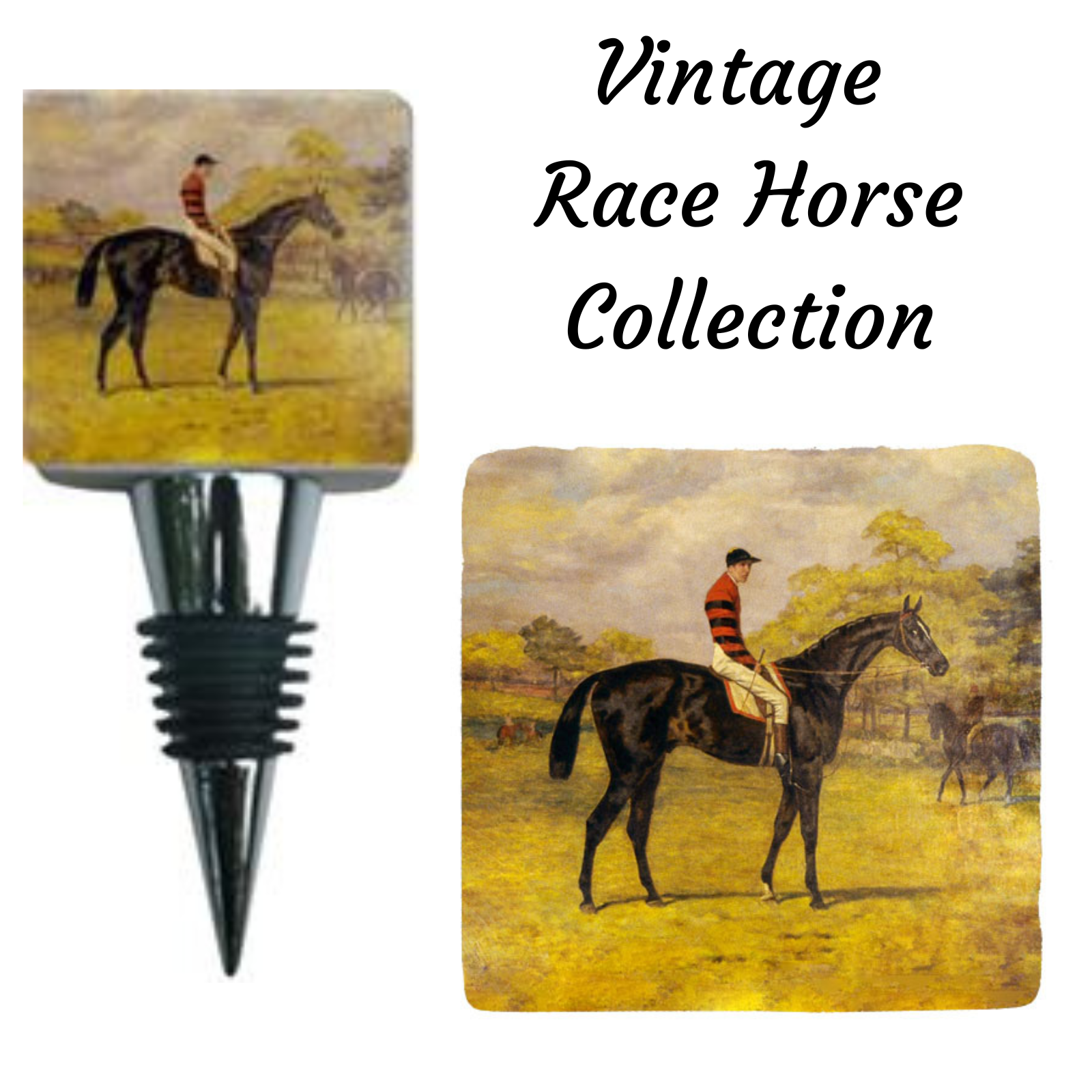 Cute Race Horse Custom Thermos