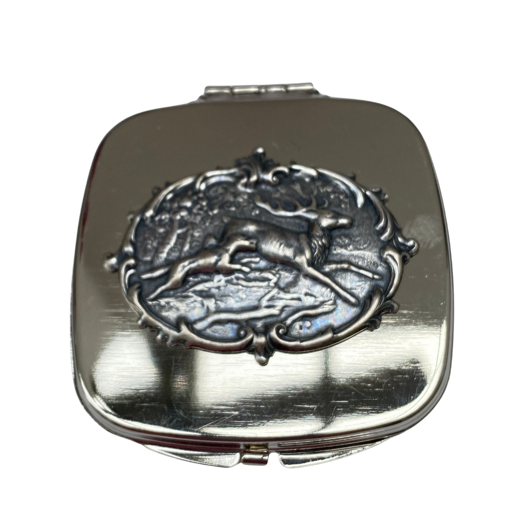 Stag Deer and Hound Purse Mirror