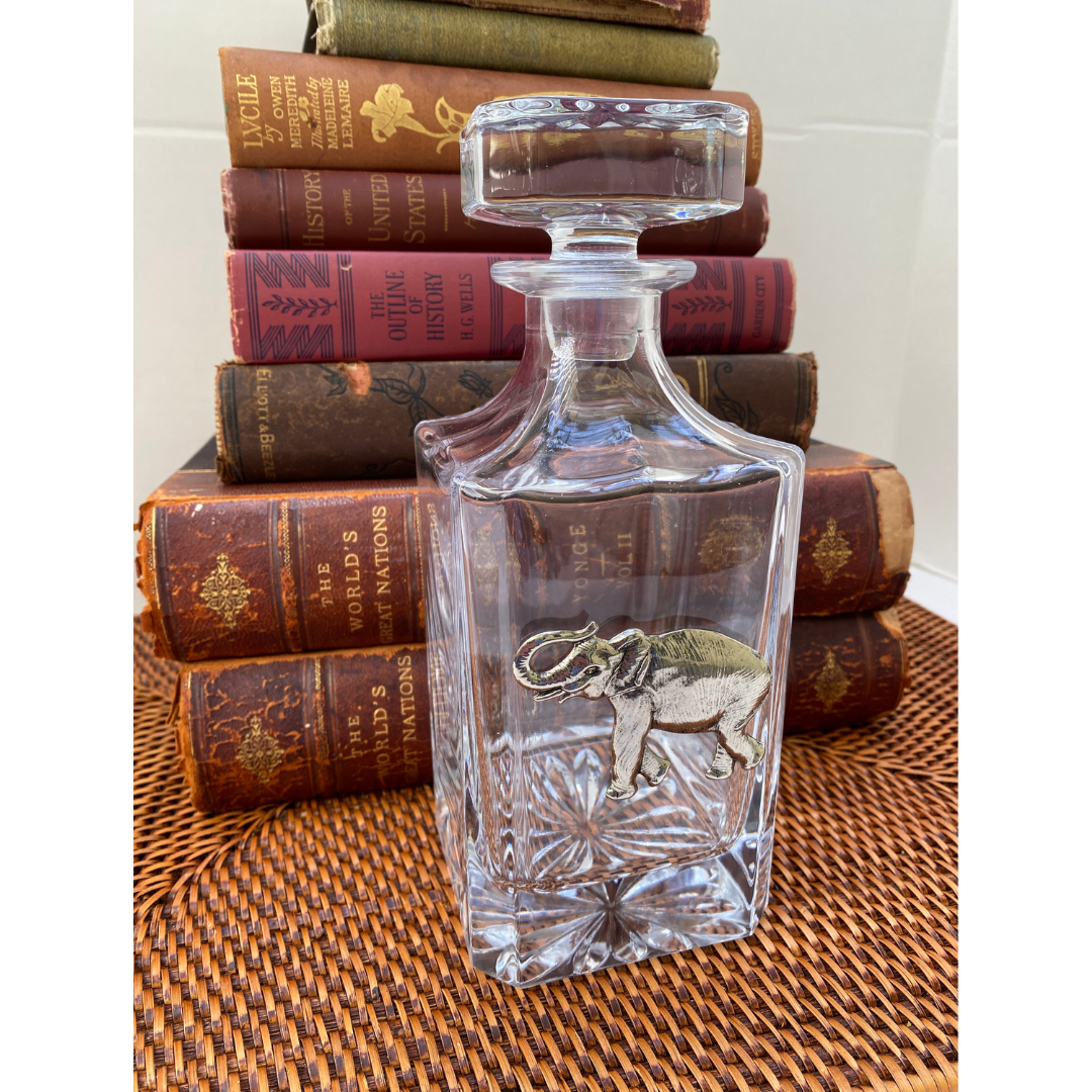 Silver Elephant Decanter