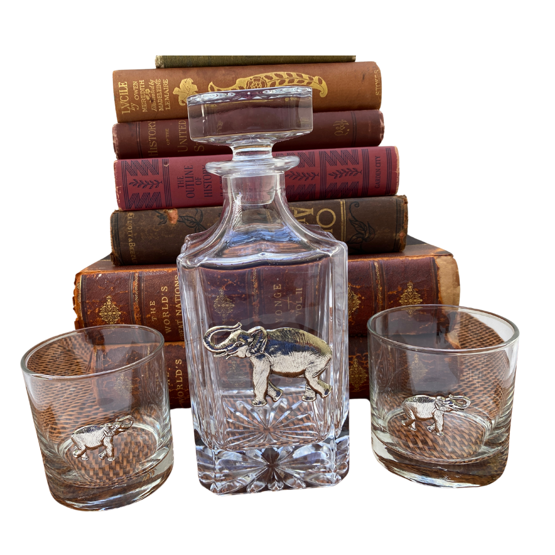 Silver Elephant Decanter