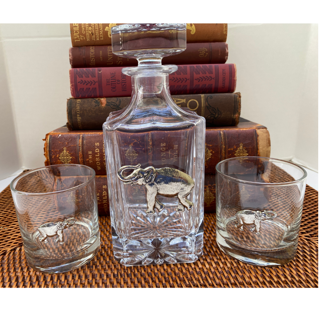 Silver Elephant Decanter
