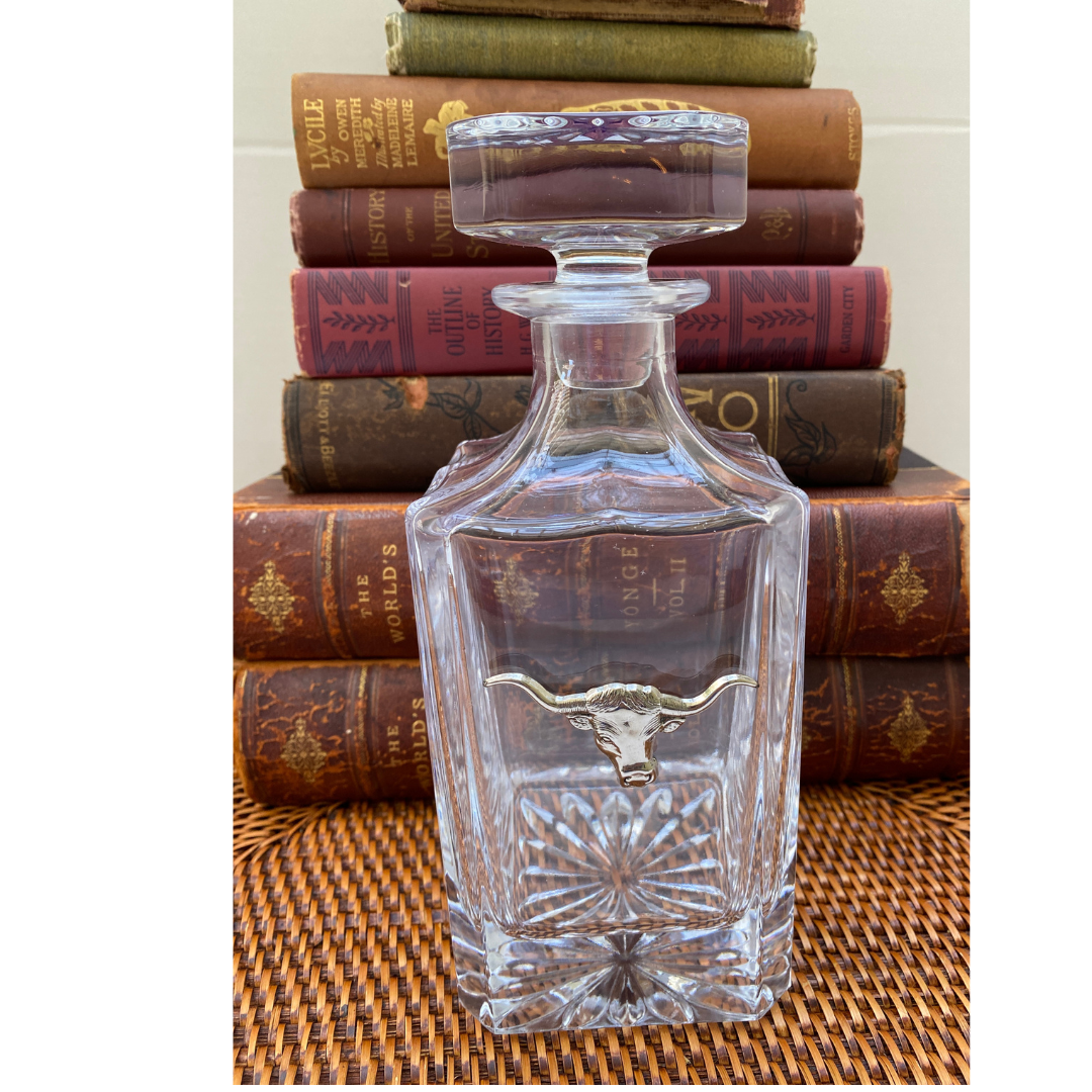 Longhorn Decanter | Gift for Texas Longhorn Fan