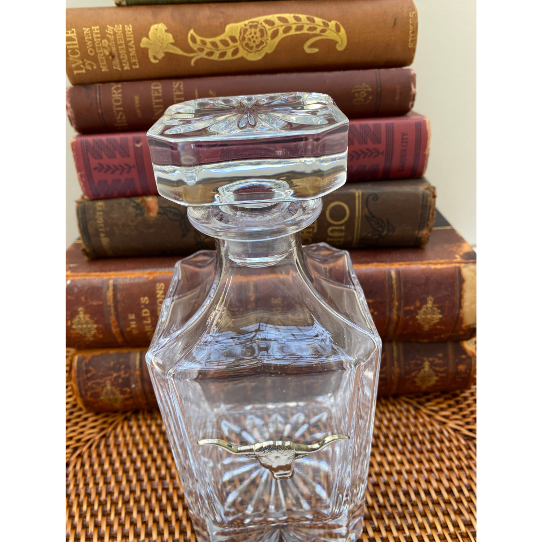 Longhorn Decanter | Gift for Texas Longhorn Fan