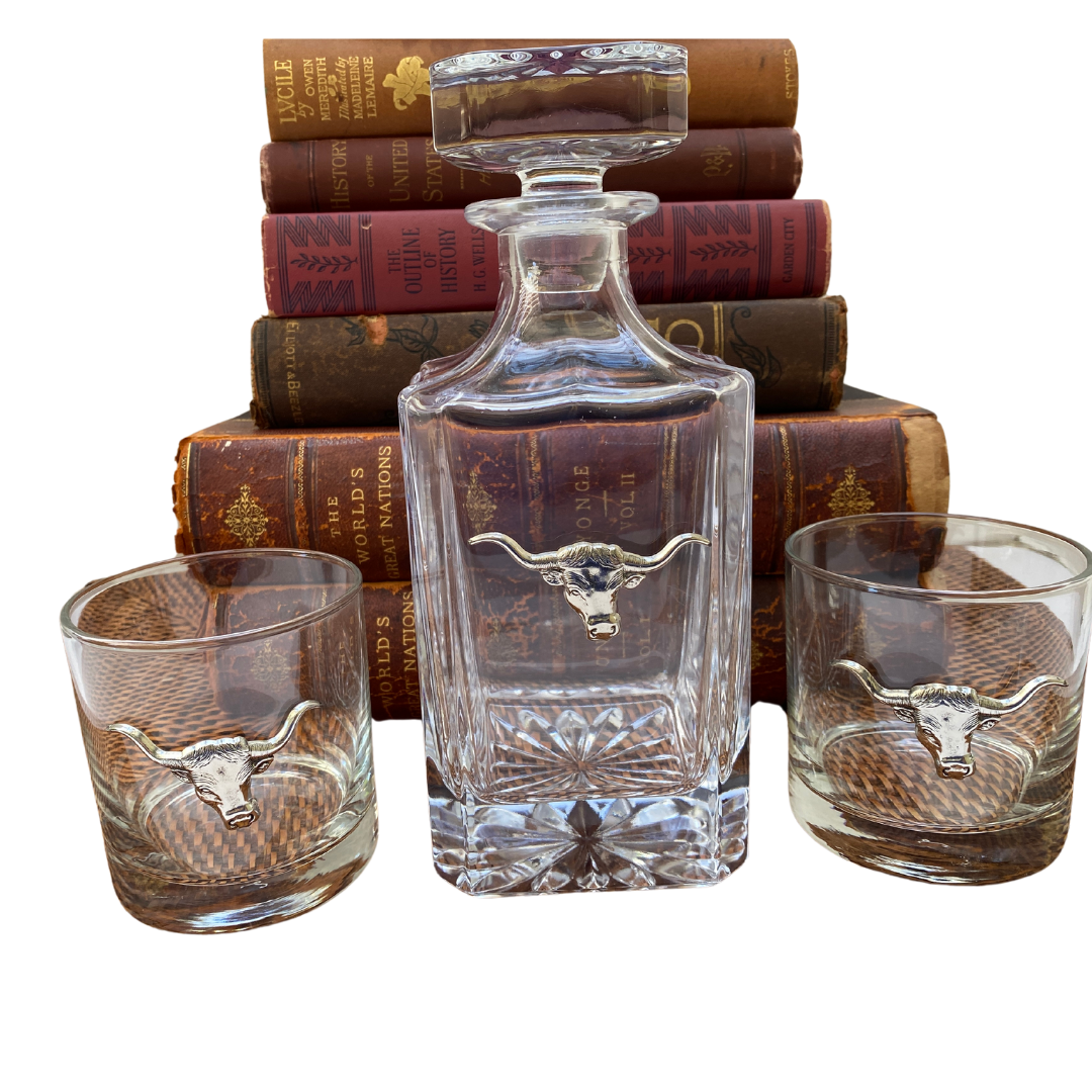 Longhorn Decanter | Gift for Texas Longhorn Fan