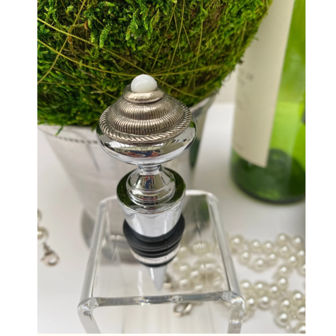 Bottle Stopper with Mother of Pearl Tip
