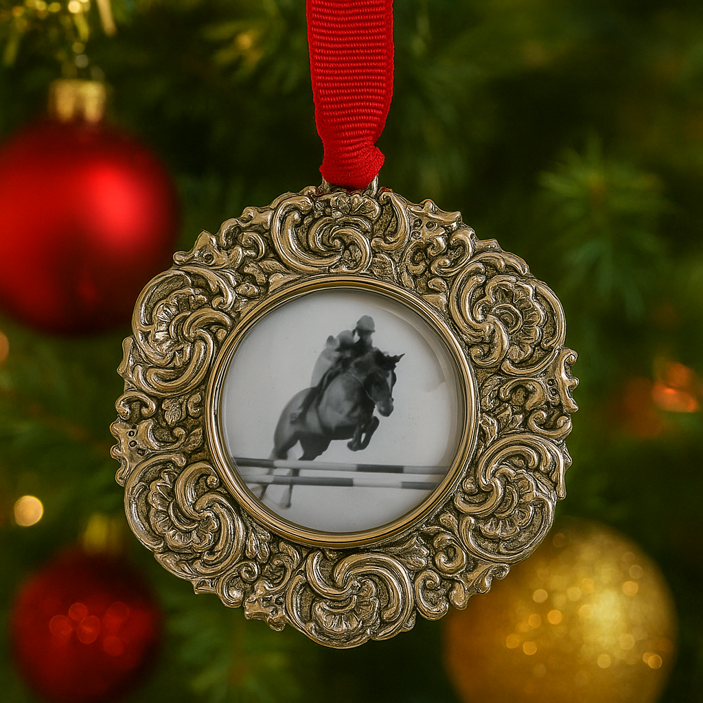Christmas Ornament, Equestrian Hunter Jumper Rider Gift