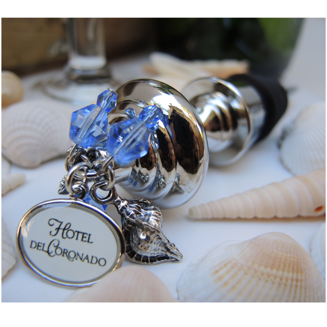 Custom Charmed Bottle Stopper Hotel Del