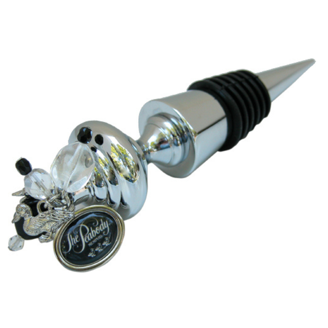 Custom Charmed Bottle Stopper for Peabody Hotel