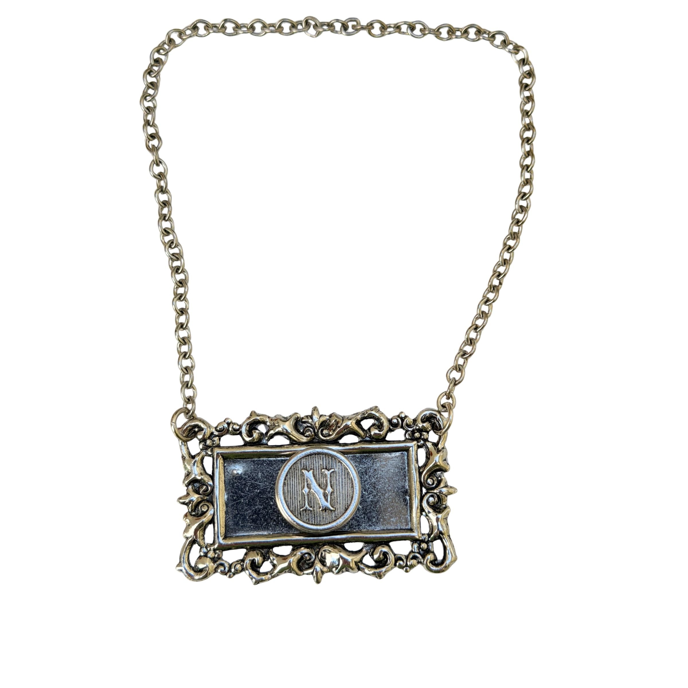Decanter Label Marker with Initial | All Letters Available