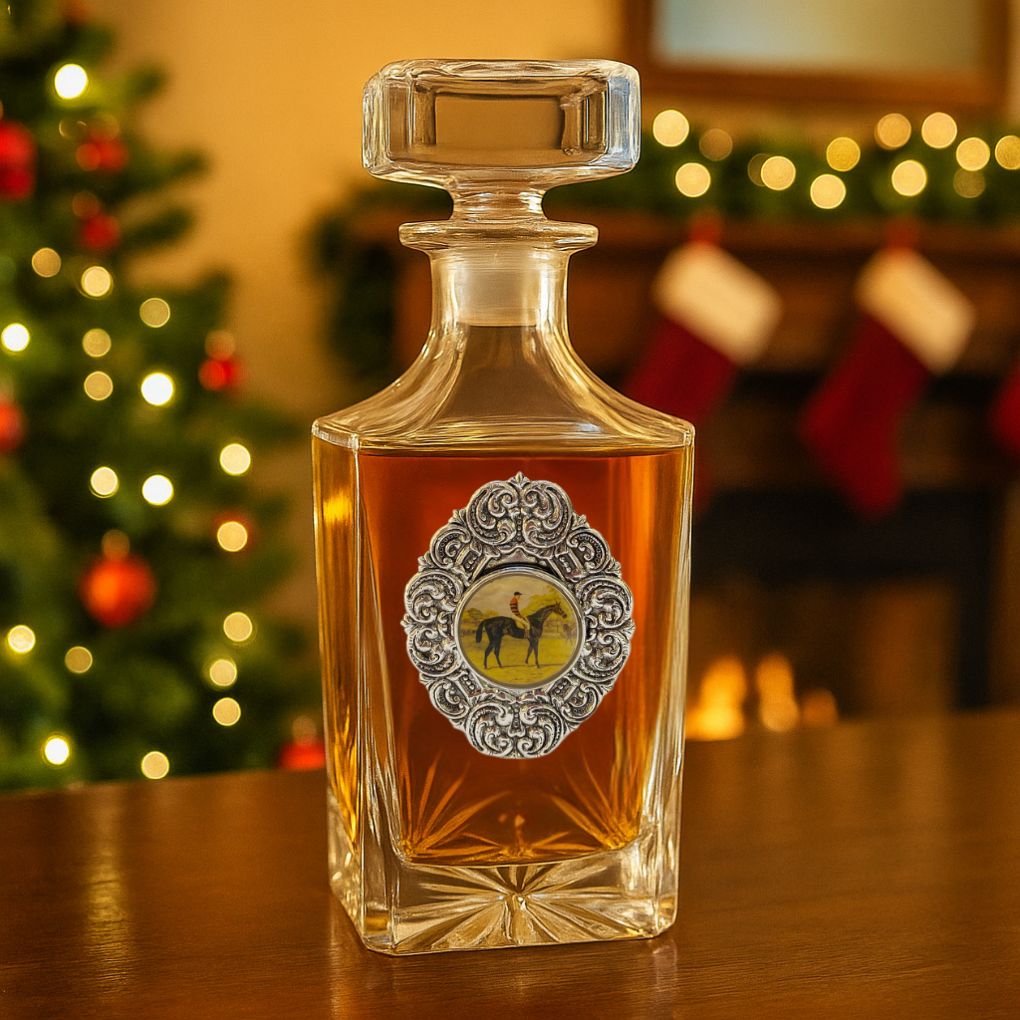 Decanter with Vintage Racehorse