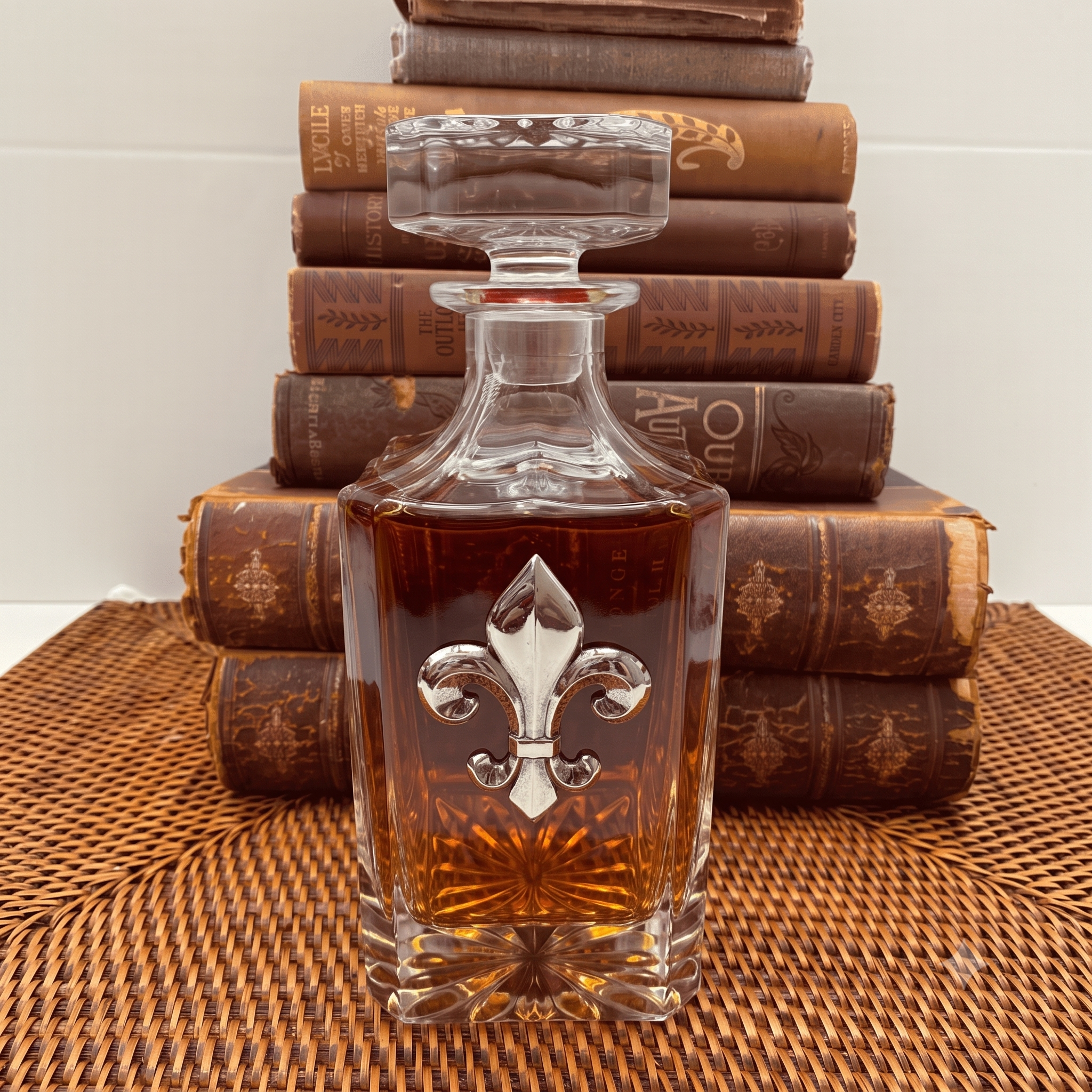 Fleur de Lis Decanter | Gift for Fleur de Lis Lover & All things French