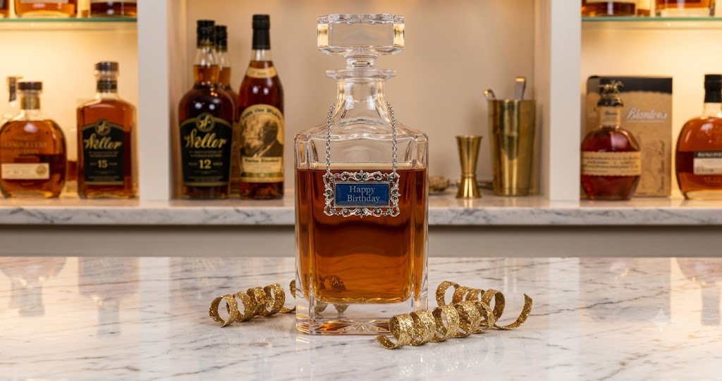 Happy Birthday Decanter | Gift for Bourbon Lover