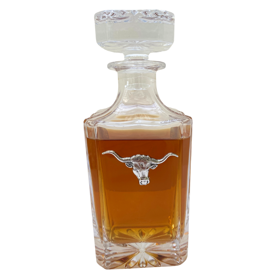 Longhorn Decanter | Gift for Texas Longhorn Fan
