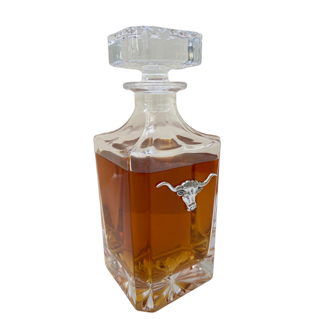Longhorn Decanter | Gift for Texas Longhorn Fan