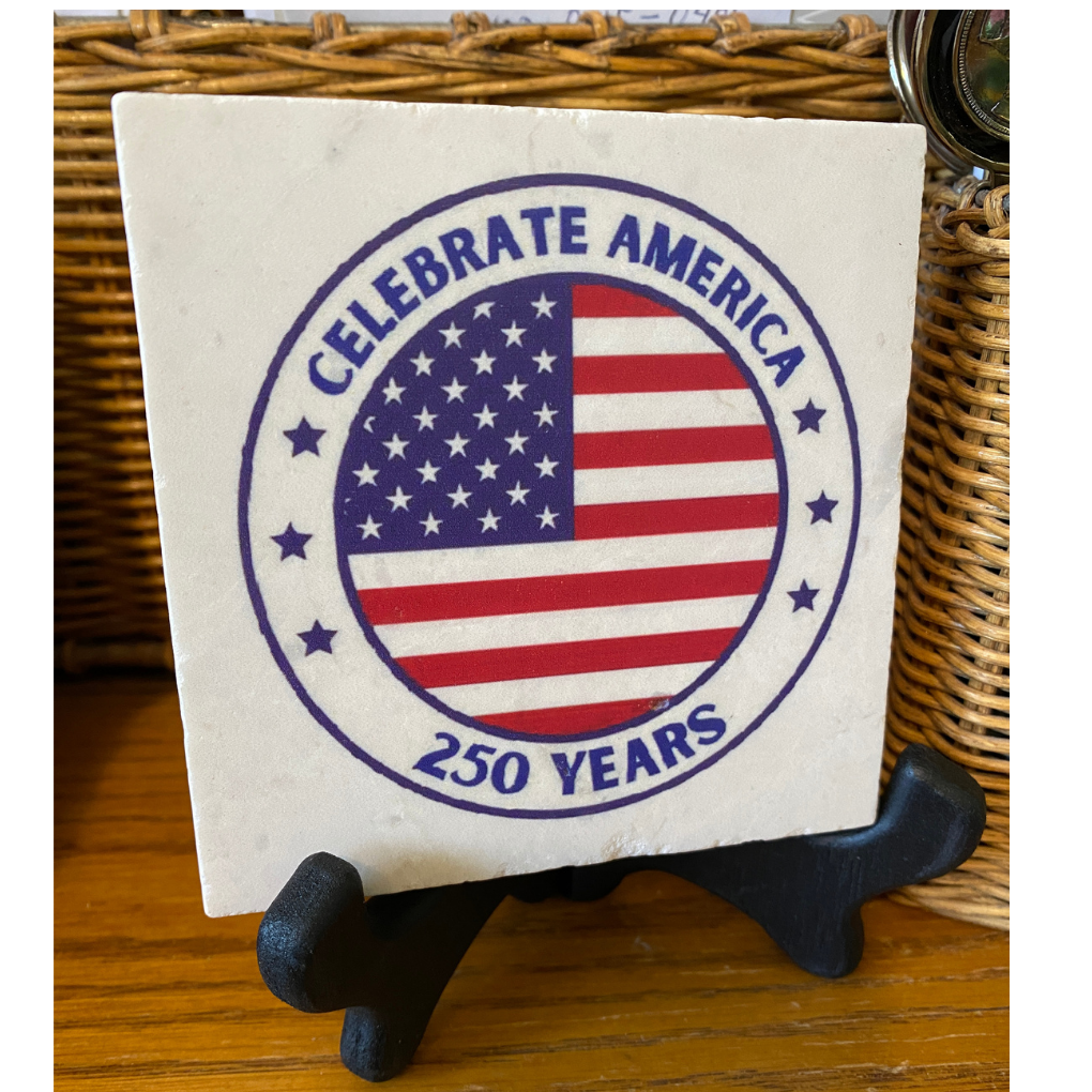 250th Anniversary of America Marble Coaster