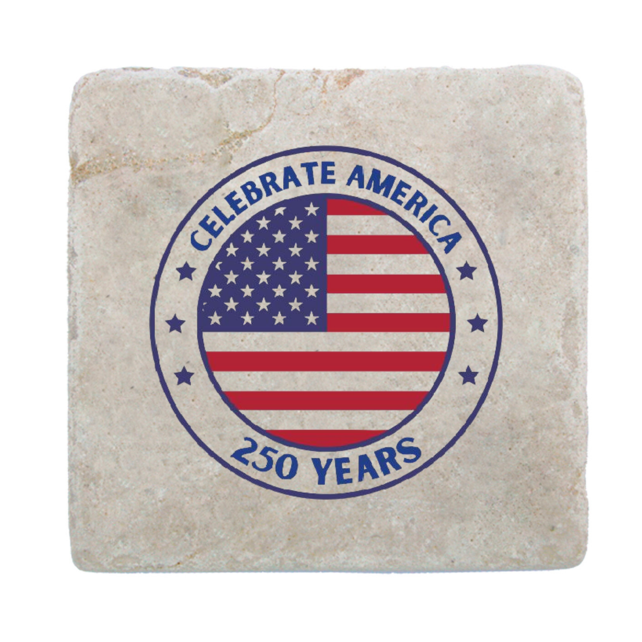 Marble Coaster with America 250 logo