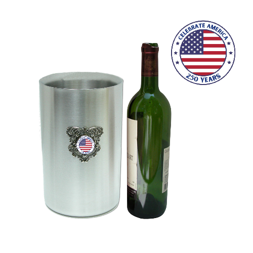Wine Cooler Celebrating America's 250th Anniversary White Medallion