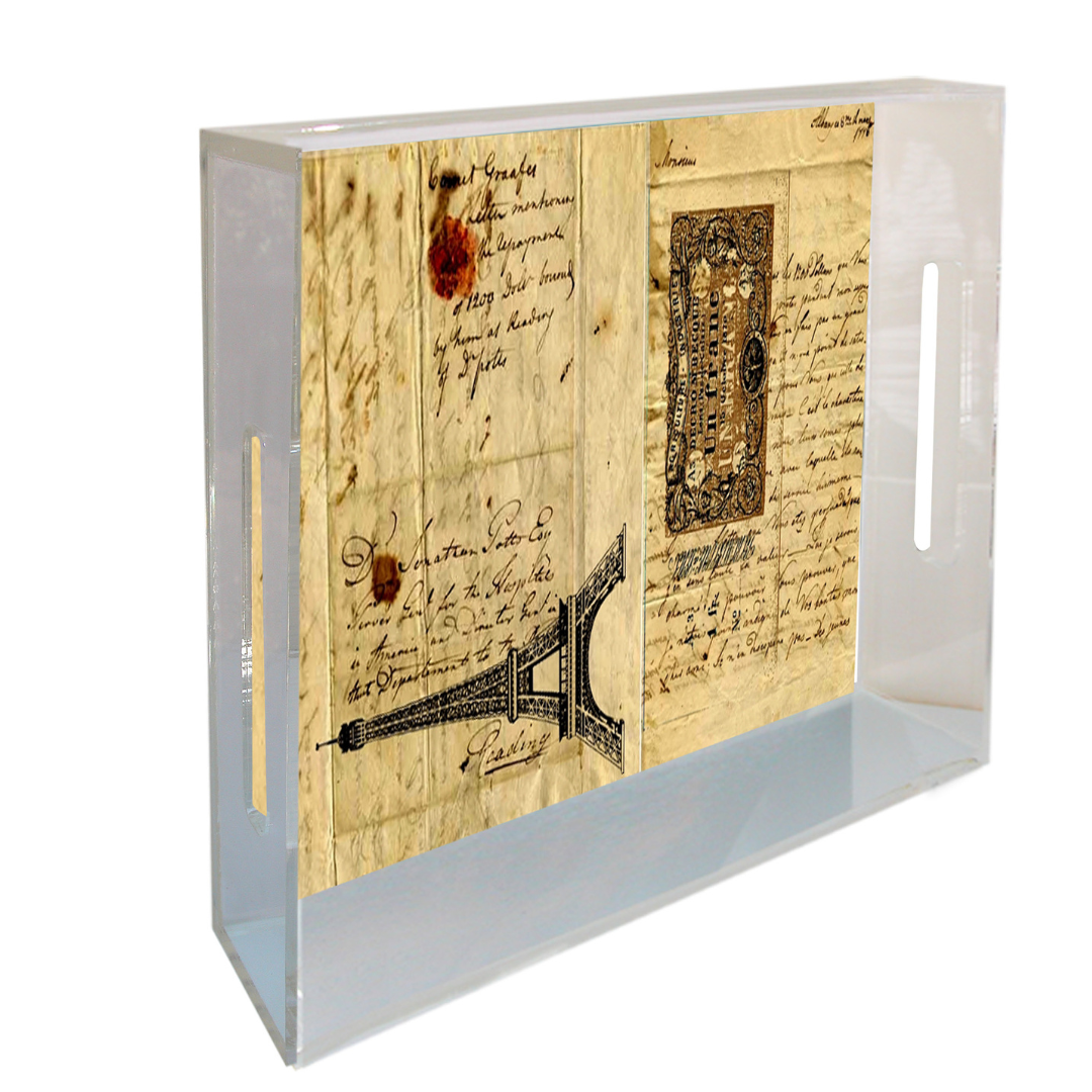 Paris French-Inspired Acrylic Tray