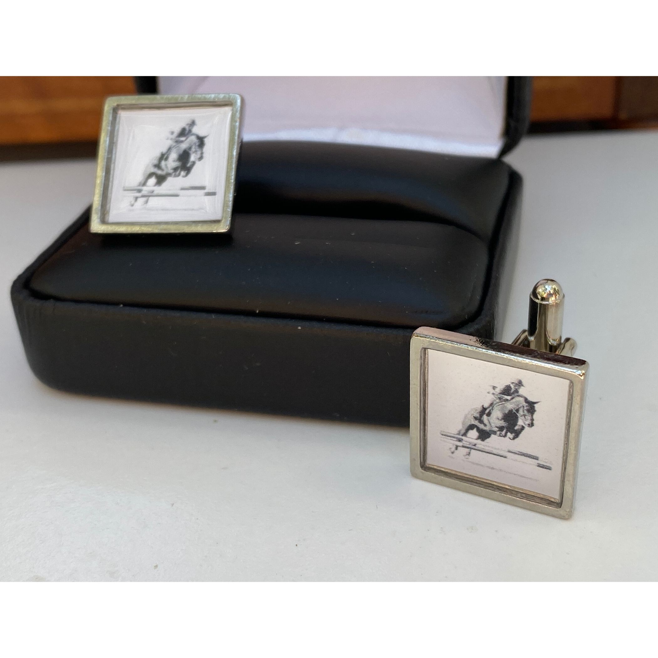 Hunter Jumper Horse Cuff Links