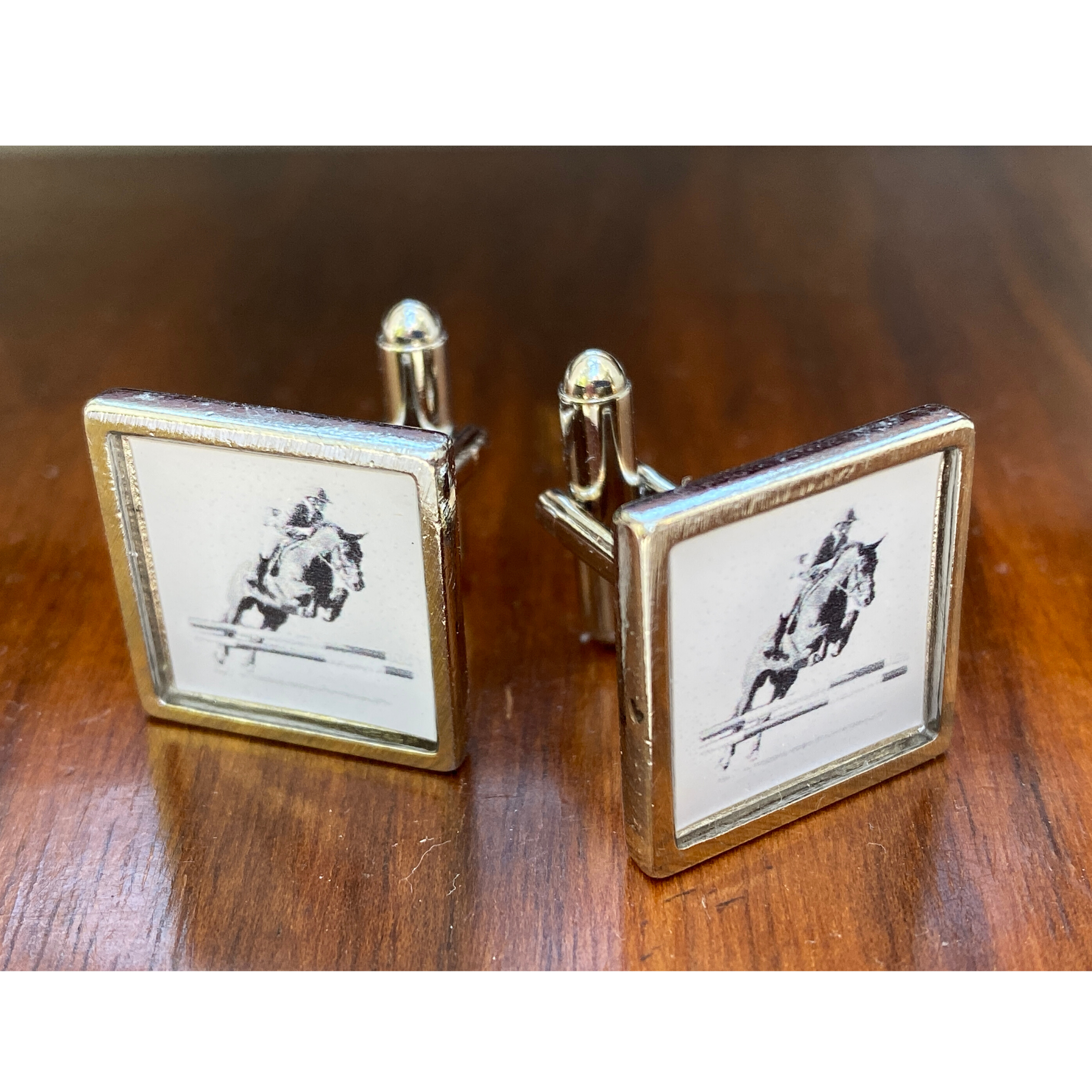 Hunter Jumper Horse Cuff Links