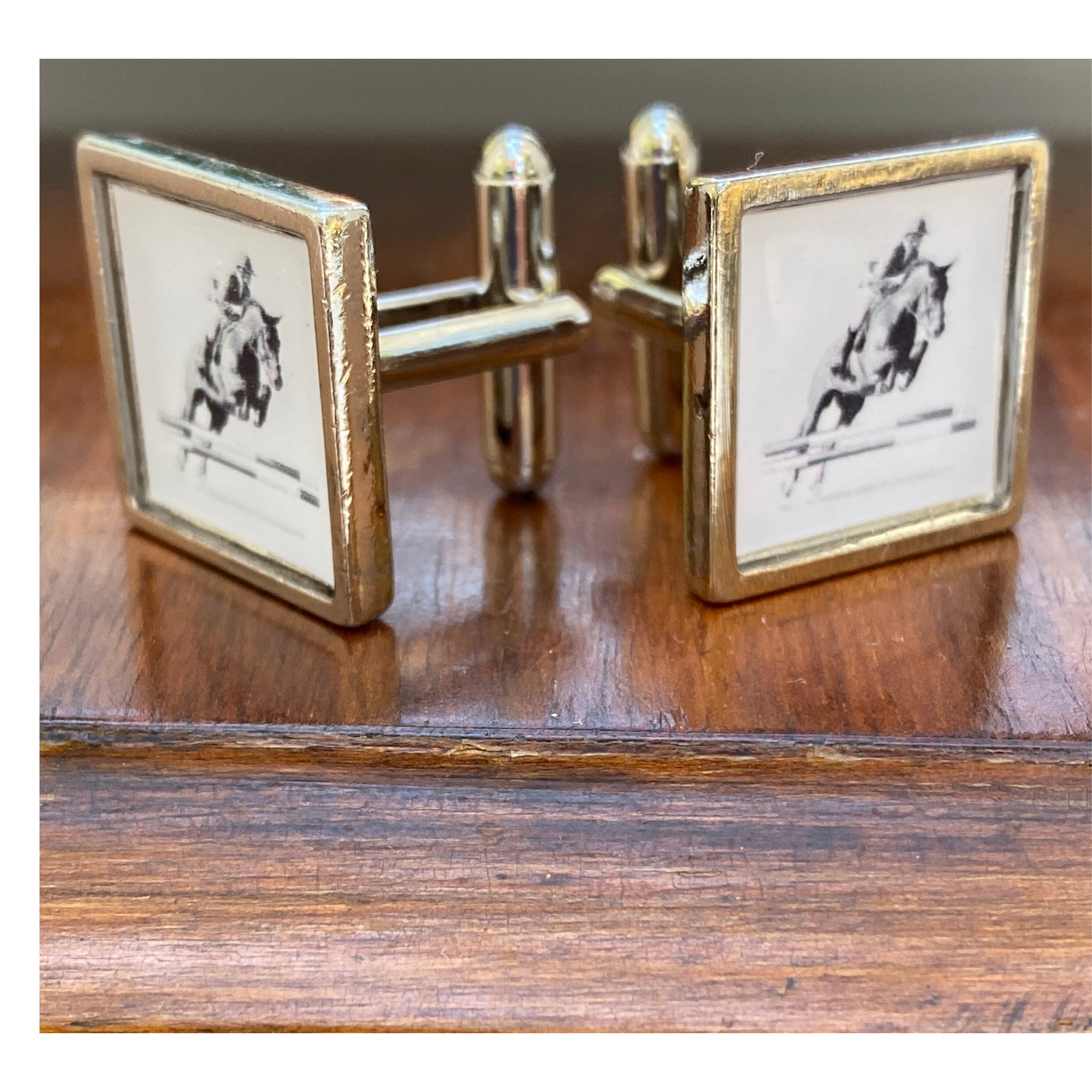 Hunter Jumper Horse Cuff Links