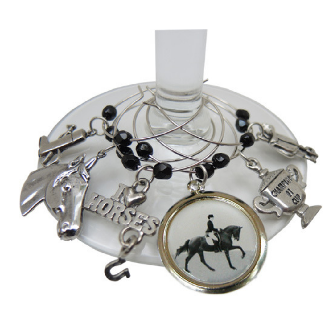 Dressage Beverage Charms