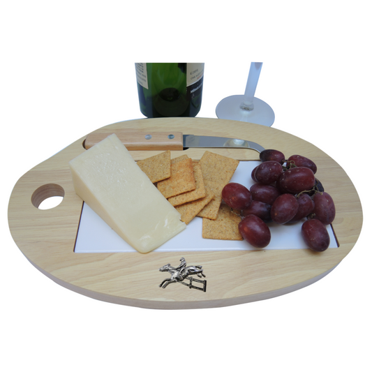 Hunter Jumper Cheese Board for Equestrians