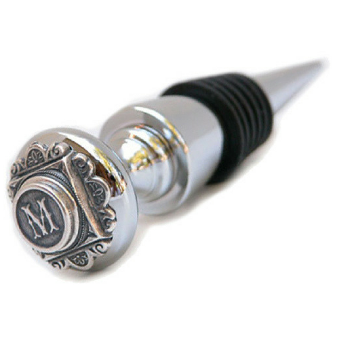 Initial Theme Wine Bottle stopper | Every Letter Available by Classic Legacy