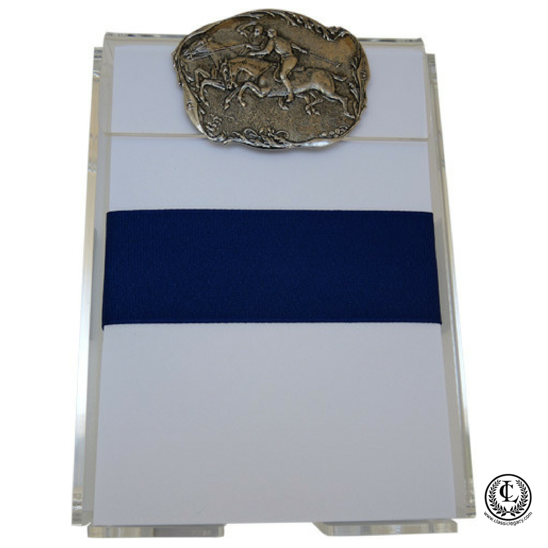 Polo Horse Theme Notepad, Gift for Equestrian