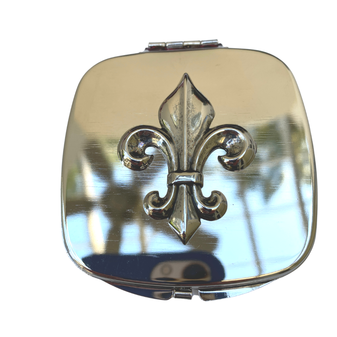 Purse Mirror included in Fleur de lis Gift Box