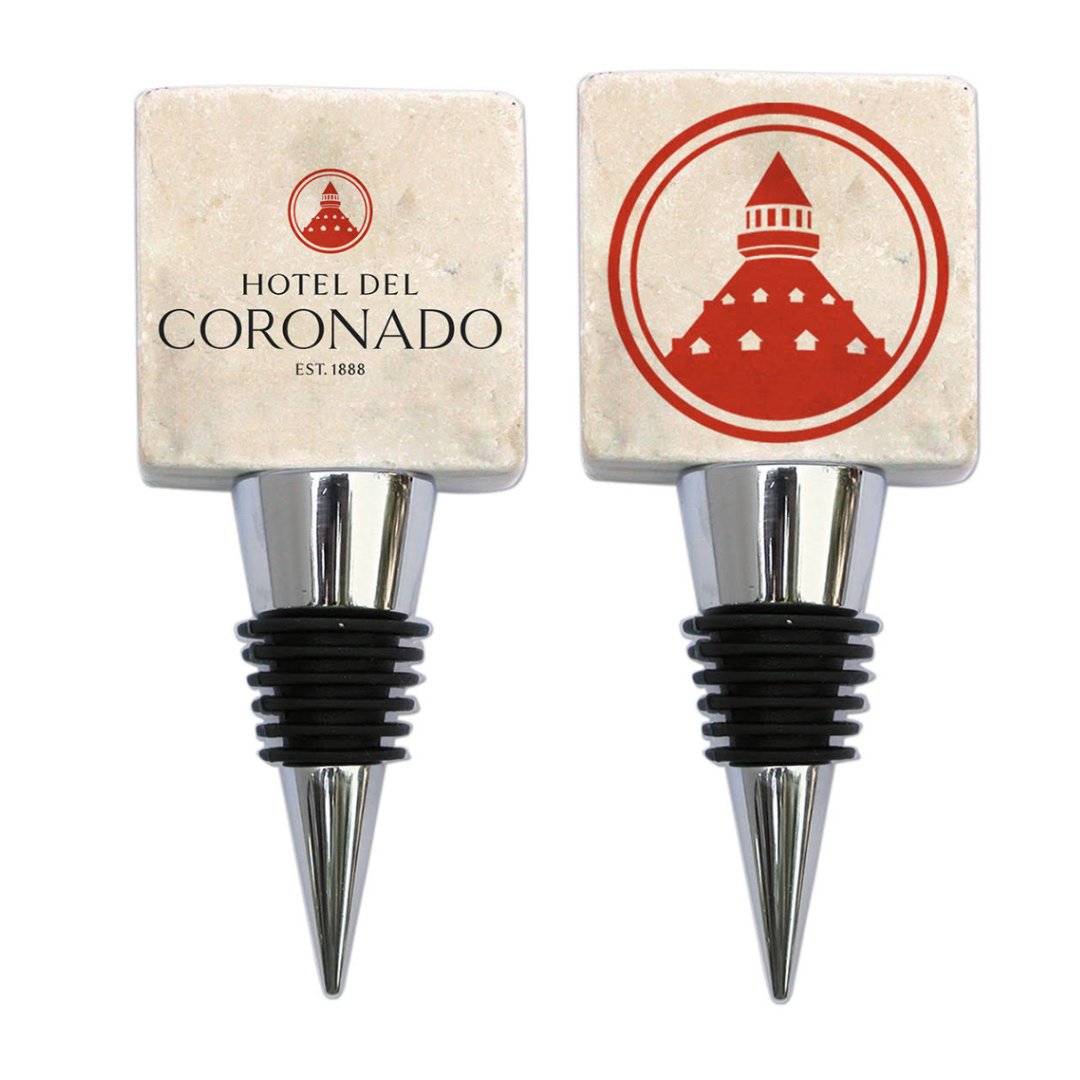 Custom Bottle Stoppers include marble bottle stoppers and classic bottle stoppers.  Each feature your logo, art, or photograph.