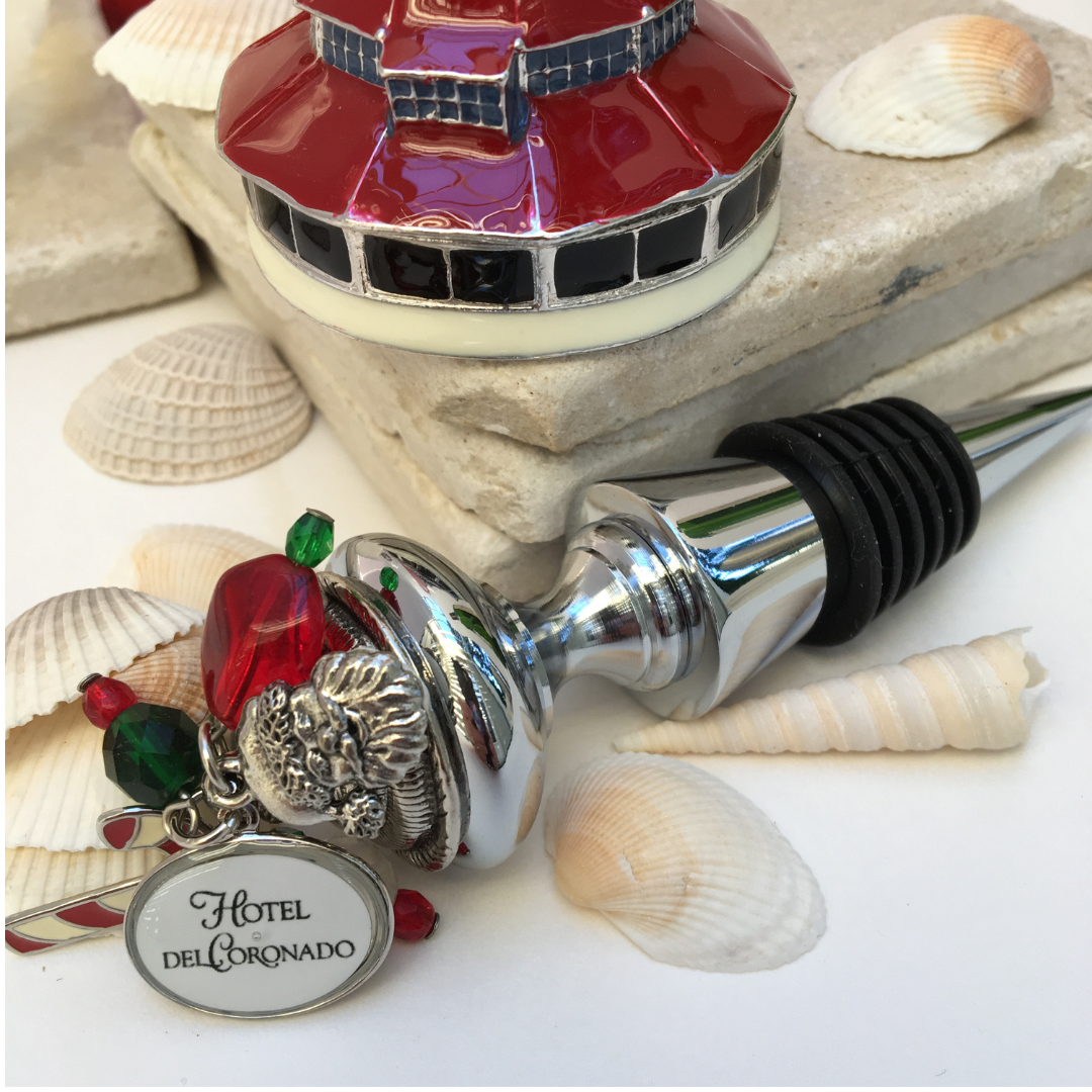 Custom Charmed Wine Bottle Stopper | Logo Bottle Stopper