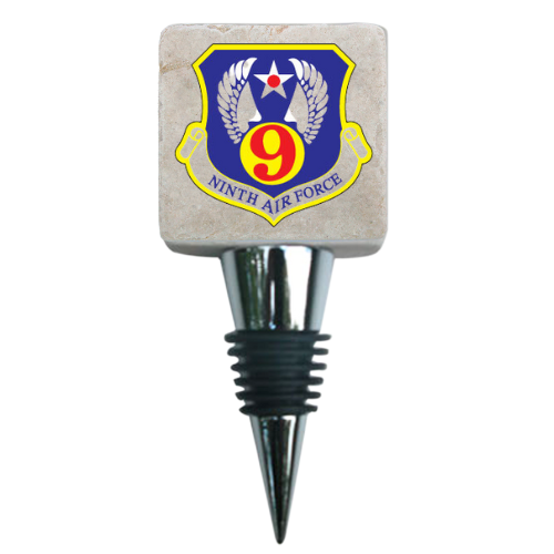 Airforce Marble Wine Bottle Stopper with Your logo or art