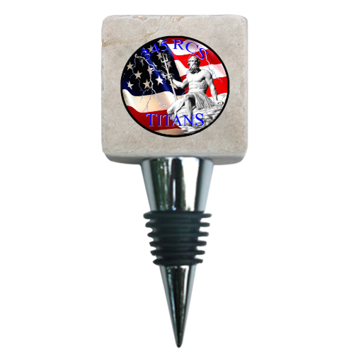 Airforce Marble Wine Bottle Stopper with Your logo or art