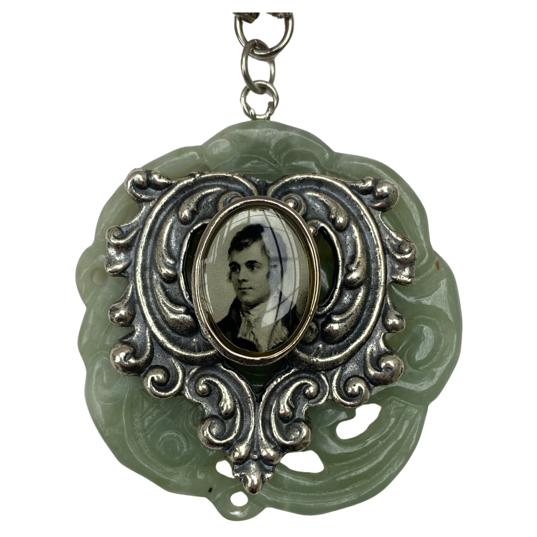 Robert Burns Necklace | Jade and Silver