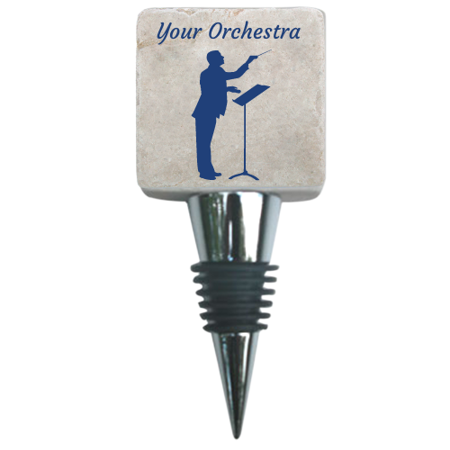 Custom Orchestra Marble Bottle Stopper | Symphony logo Gift
