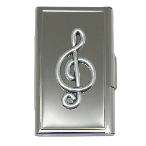 Treble Clef Business Card Holder | Symphony Orchestra Gift