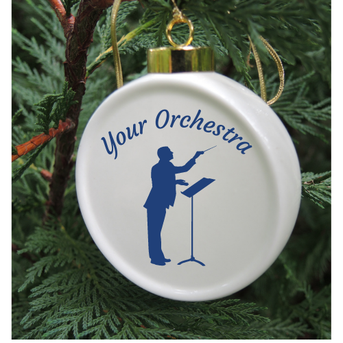 Custom Symphony Orchestra China Christmas Ornament