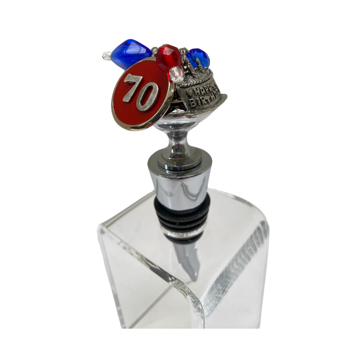 70th Birthday Gift | Bottle Stopper