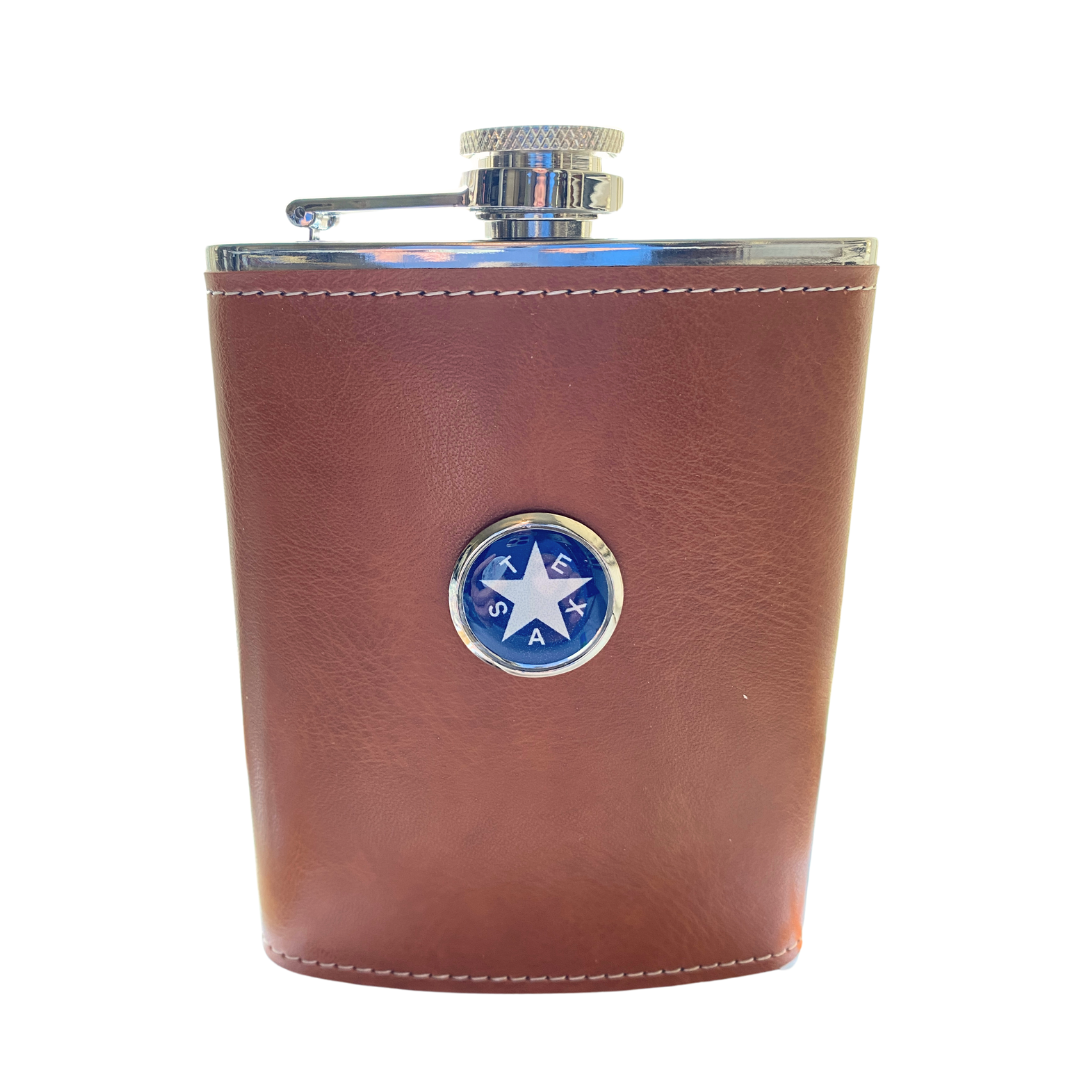 Custom Leather Flask with Your Logo