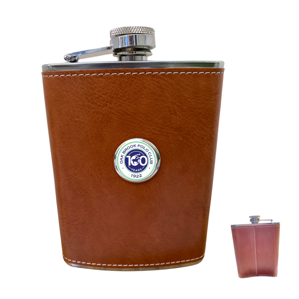 Custom Leather Flask with Your Logo