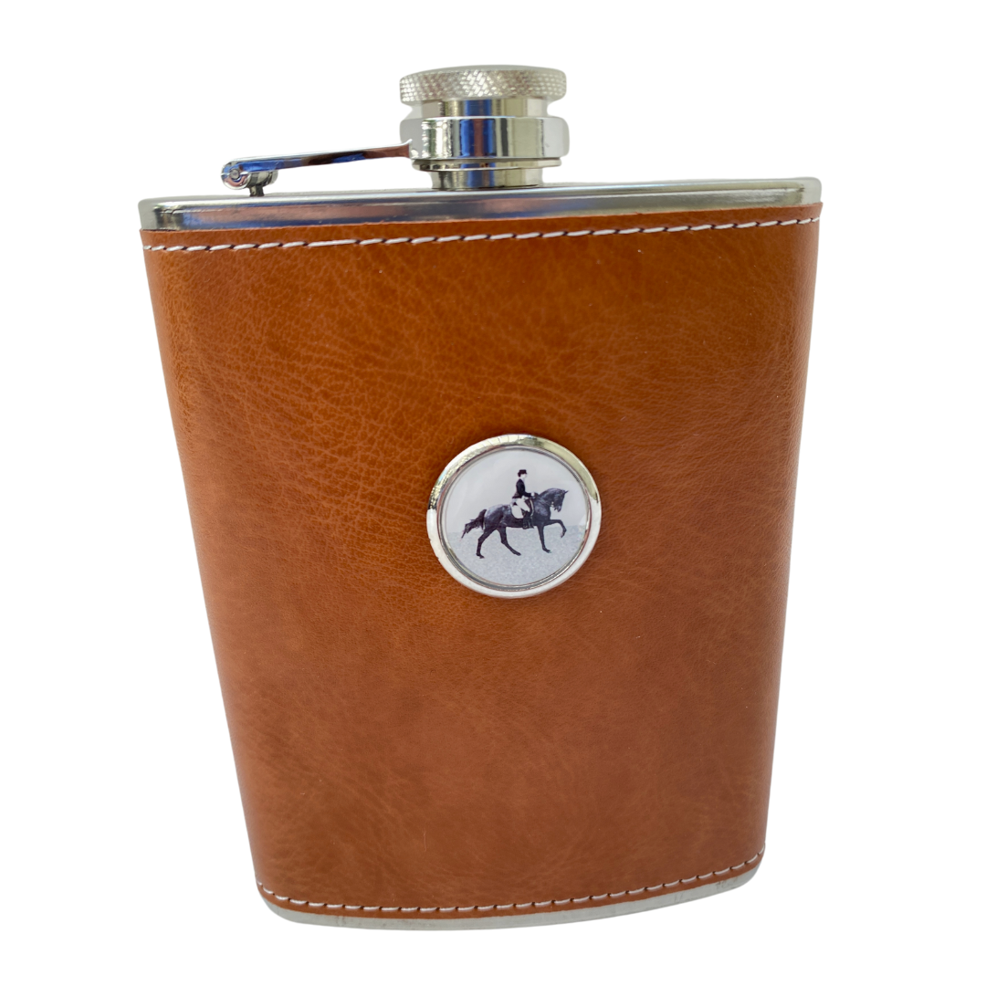 Dressage Leather Flask