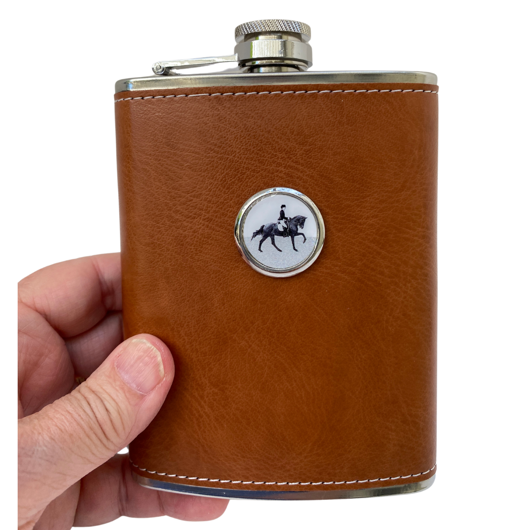 Dressage Leather Flask