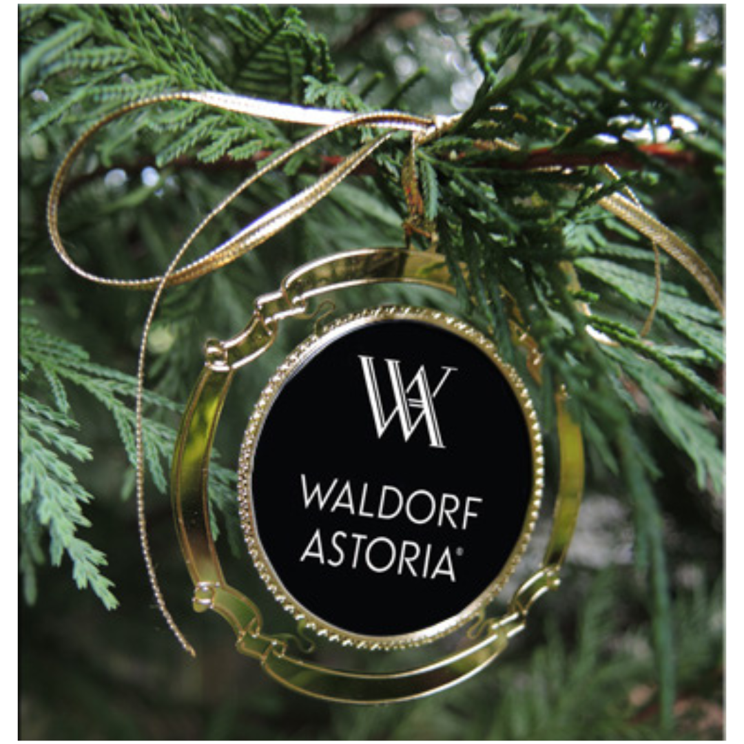Personalized Brass Christmas Ornament