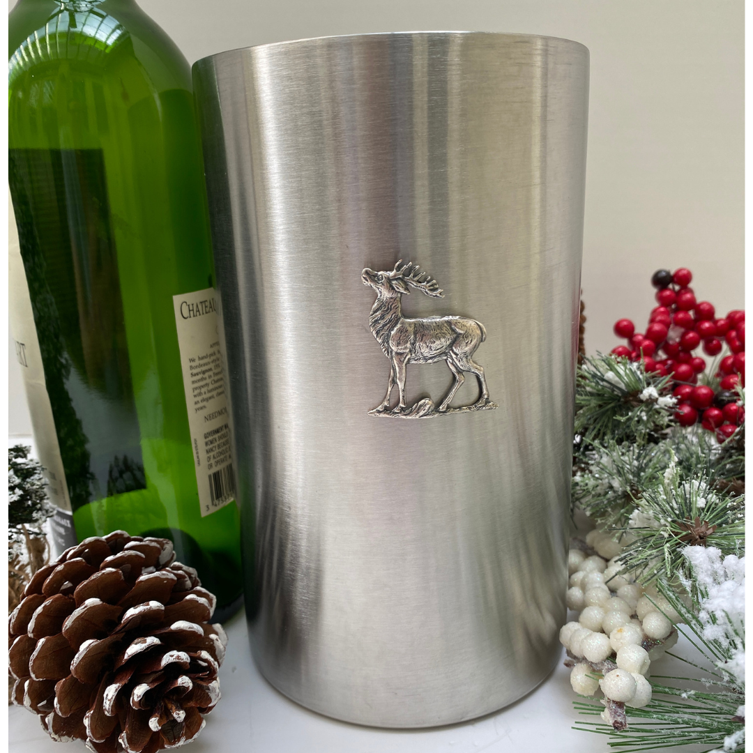 Stag Deer Stainless Steel Wine Cooler