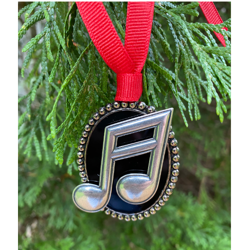 Music Notes Christmas Ornament
