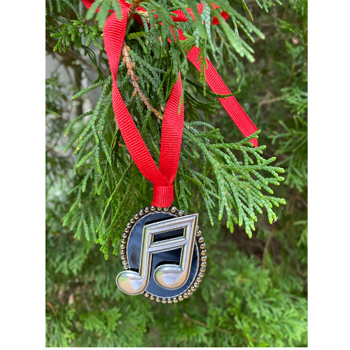 Music Notes Christmas Ornament