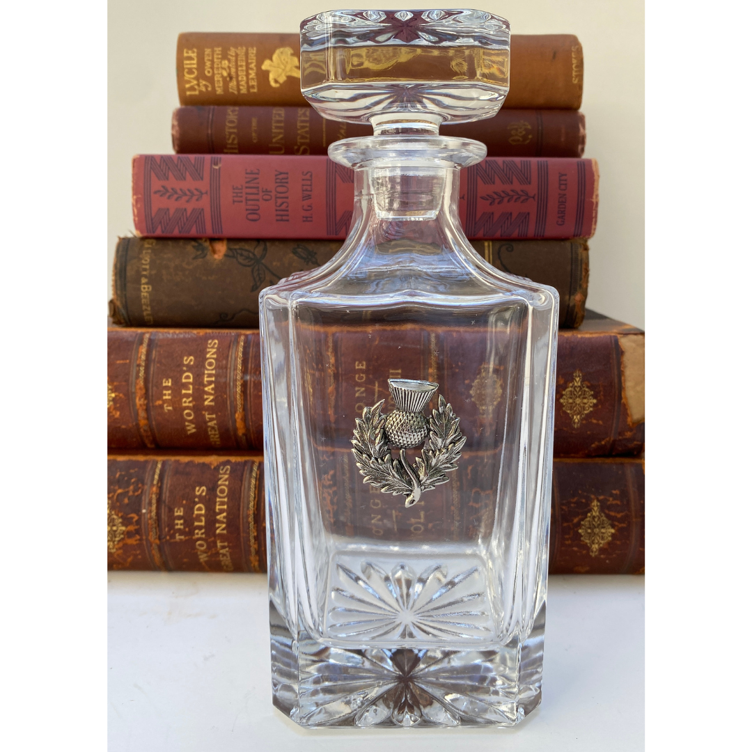 Decanter | Silver Thistle | Scottish Gift