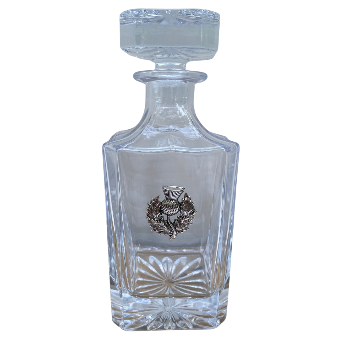 Decanter | Silver Thistle | Scottish Gift