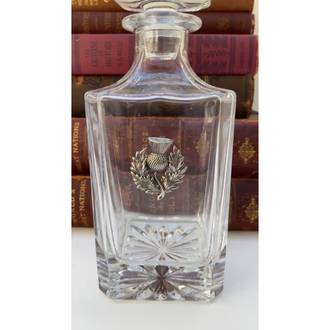 Decanter | Silver Thistle | Scottish Gift